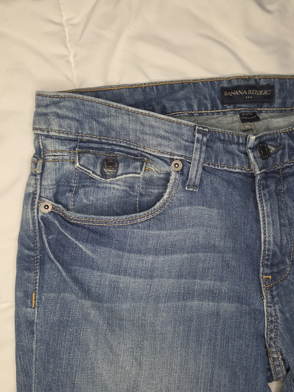 Banana Republic Jeans Size 27 Women's Blue Denim Jeans - Classic Straight Fit